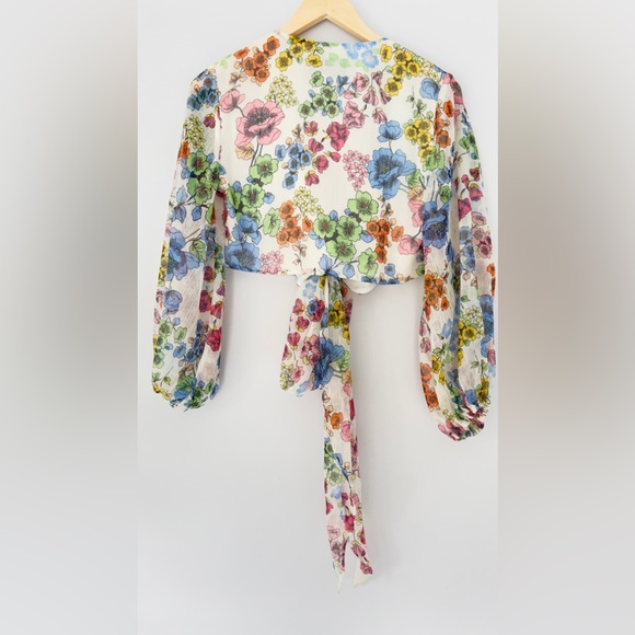 MISSIE FLORAL BLOUSE (WEEKEND SALE) - Picture 5 of 7